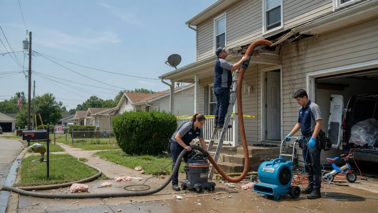 Water Damage Restoration in Mellott, IN near me